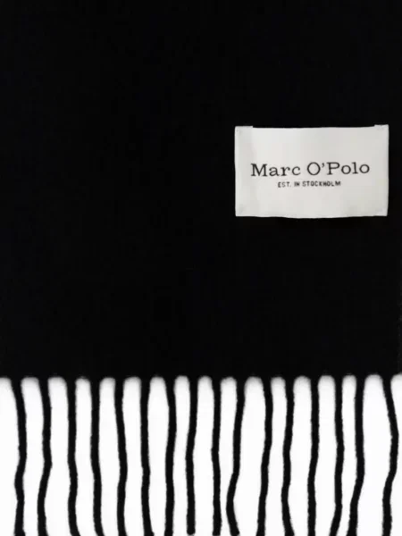 Fular Marc O'polo cu franjuri negru