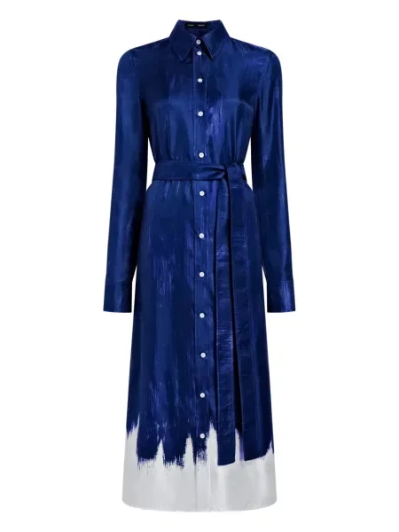 Rochie Proenza Schouler de mătase de costum albastru