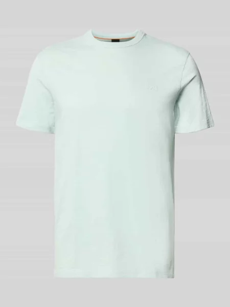 Damski t-shirt o kroju regular fit z czystej bawełny model TEGOOD' Boss Orange