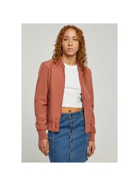 Bomber jakna Urban Classics rdeča