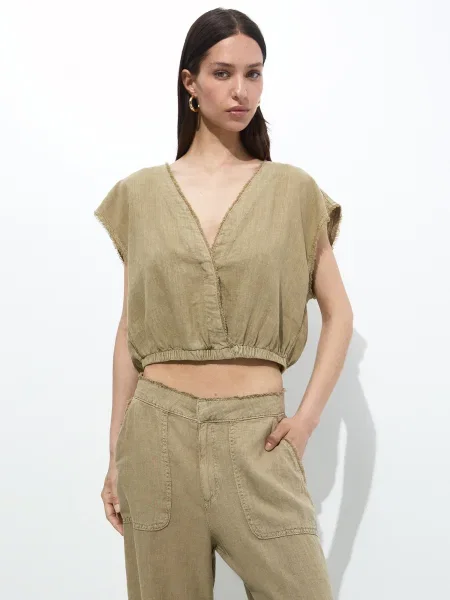 Pull&Bear Bluză galben