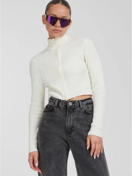 Плетен пуловер Urban Classics изрязани