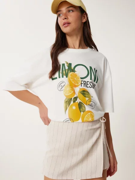 Happiness İstanbul Fustă crem