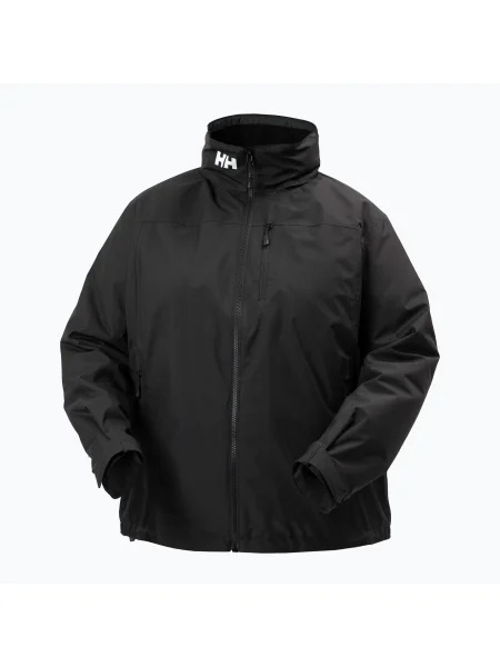 Női vitorlás dzseki Helly Hansen Crew Hooded Midlayer Plus fekete. Méret: fekete