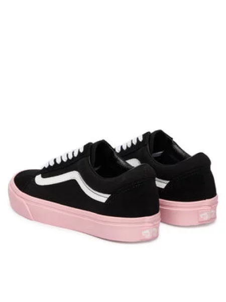 VANS Nizke superge OLD SKOOL roza bela črna