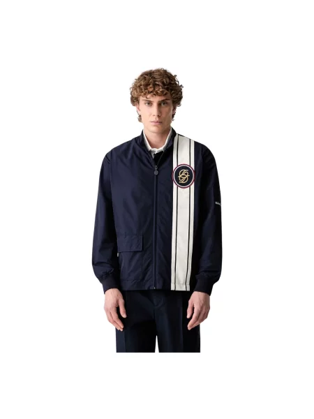 Kurtka bomber Drole De Monsieur niebieski