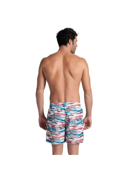 Spodenki plażowe Water Prints Beach Boxer Ao białe