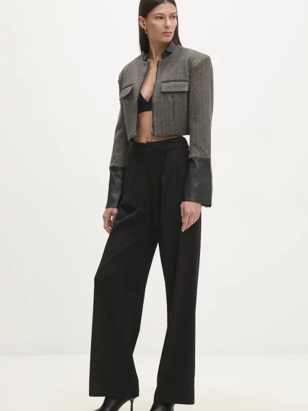 Піджак Answear Lab однобортний візерунок коричневий