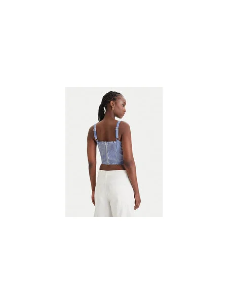 Guess Felső Regular Fit kék