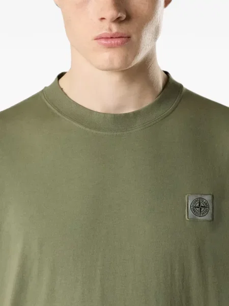 Cămașă Stone Island cu strasuri verde