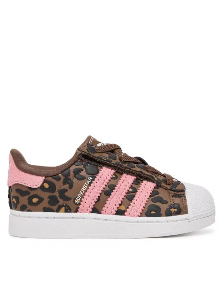 Adidas Superge Superstar II Comfort Closure Elastic Lace Rjava črna