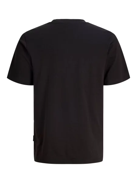 JACK & JONES Tričko JCOFusion sivá / čierna biela