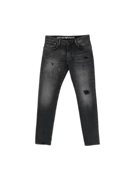 Jeansy Emporio Armani czarne
