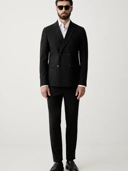 Lindbergh costum din două piese pentru bărbați negru