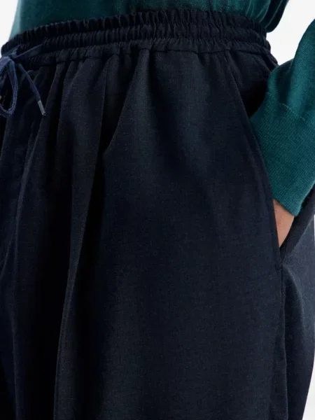 Pantaloni 12 Storeez de lână albastru