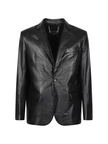 Sacou John Richmond din piele negru