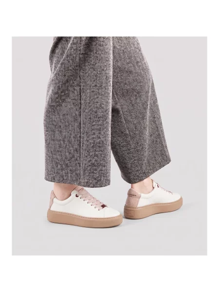 Sneakersy Alexander Smith skórzane białe