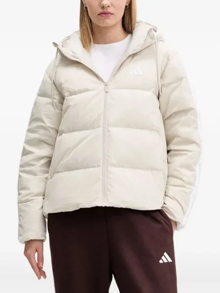 Pruhované kalhoty Adidas s výšivkou na platformě černé