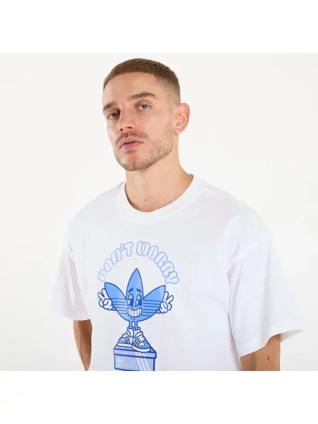 Тениска adidas Smile Treffy T White S бяло