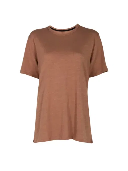 Tricou Rag & Bone cu decolteu rotund maro