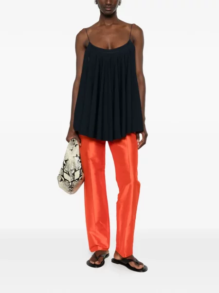Pantaloni Max Mara portocaliu
