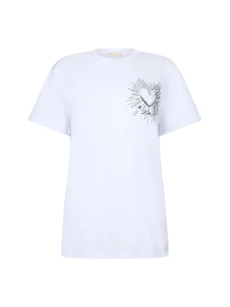 Liu Jo Tricou albastru regal / negru alb