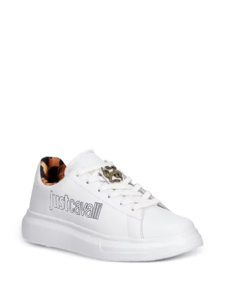 Sneaker Just Cavalli autogrammal fehér
