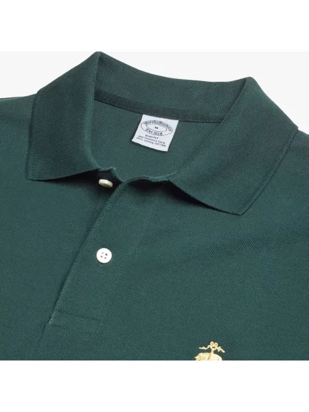 Koszulka polo Brooks Brothers polarowa zielona
