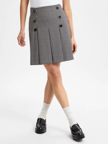 More & More Spódnica Kobiety czarny|beżowy w kratkę 34 czarna