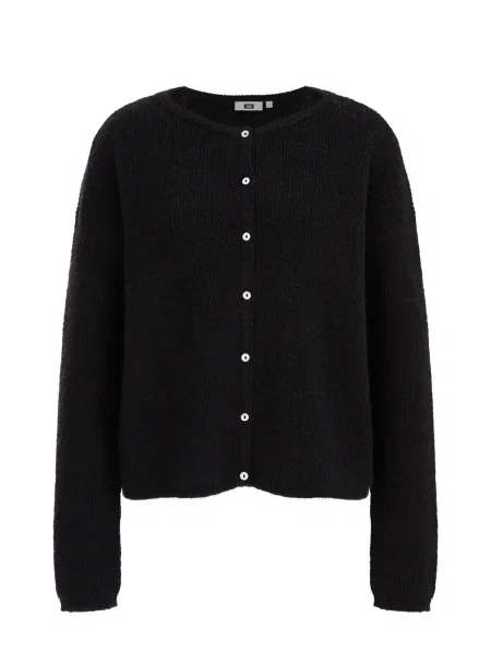 WE Fashion Geacă tricotată negru
