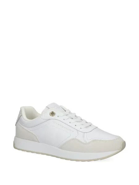Sneakerși Tommy Hilfiger din piele alb
