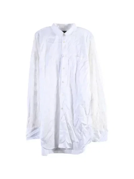 Cămașă Comme Des Garcons Homme Plus din dantelă alb