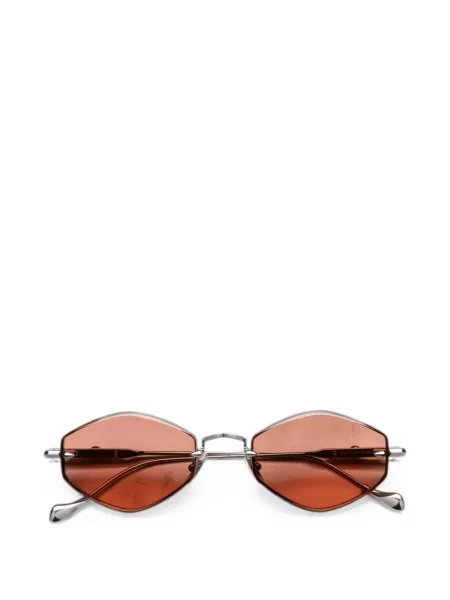 Ochelari de soare The Great Frog cu imprimeu geometric portocaliu