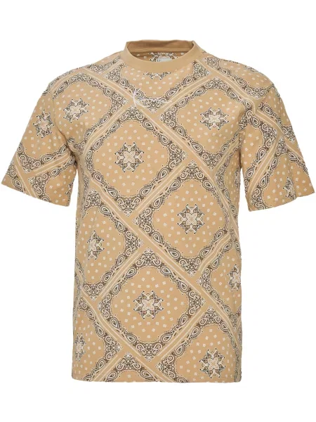 Karl Kani Tricou bej deschis / negru alb