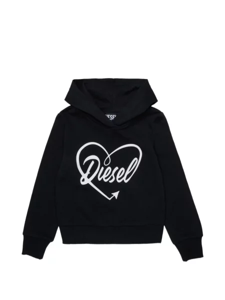 Bluza z kapturem dziecięca Diesel czarna