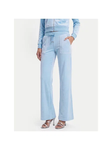Расклешенные спортивные штаны Juicy Couture синие