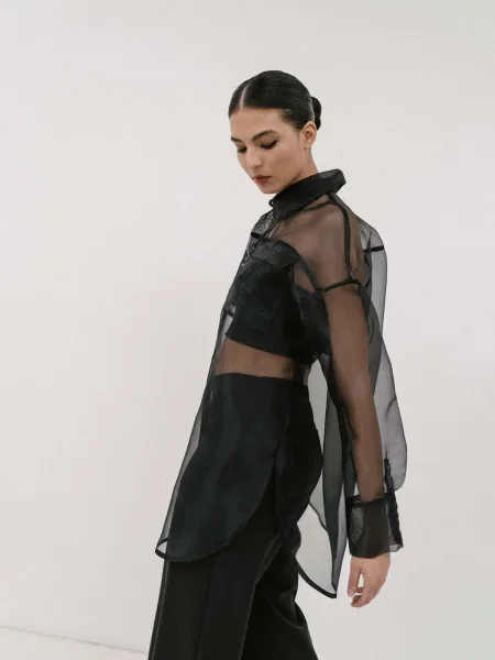 Rochie tip bluză Punget' negru