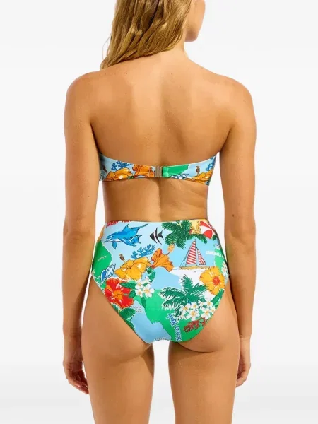 Bikini Seafolly cu imagine albastru