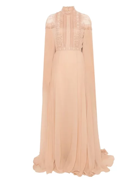 Rochie Elie Saab din dantelă roz
