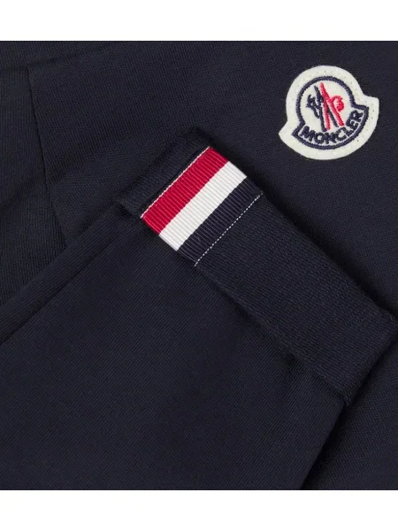 Gyerek fleece melegítő felső Moncler Enfant kék
