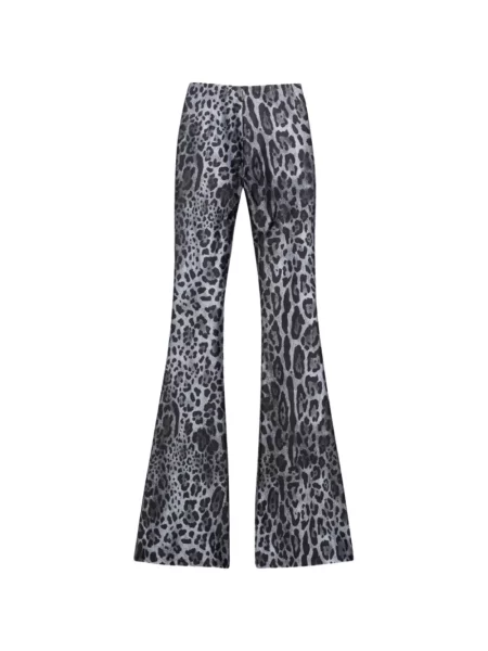 Pantaloni Aniye By cu imagine cu model leopard gri