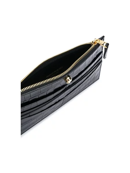 Torebka Alexander Mcqueen skórzana czarna