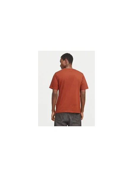 Jack&Jones Póló Split Regular Fit barna