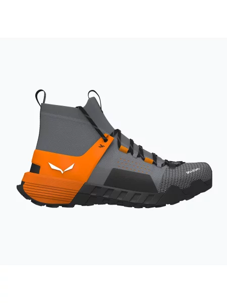 Buty podejściowe Salewa Wildfire Nxt Knit alloy / tumeric szare