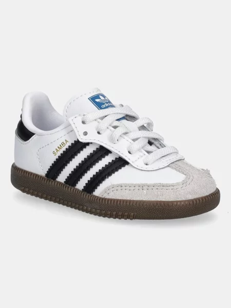 Adidas Originals sneakers pentru copii SAMBA OG alb