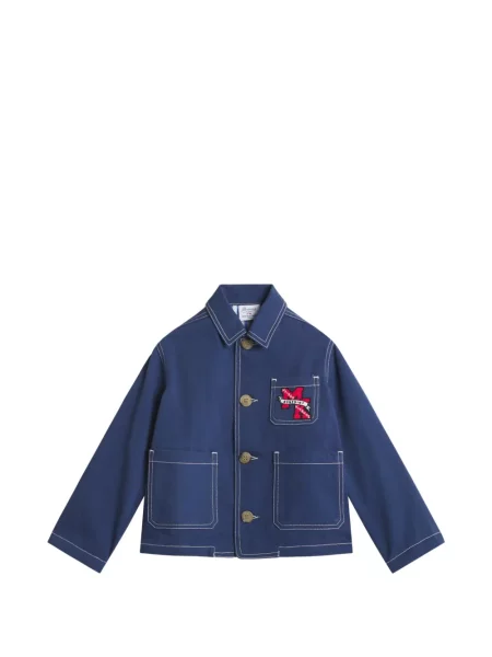 Kurtka dziecięca Maison Kitsune niebieska