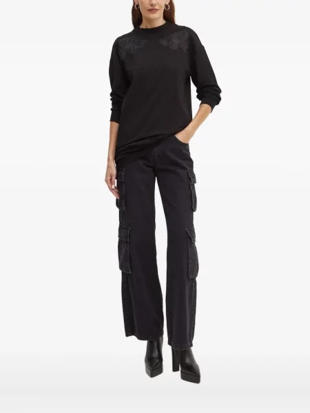 Hanorac Silvian Heach din dantelă negru