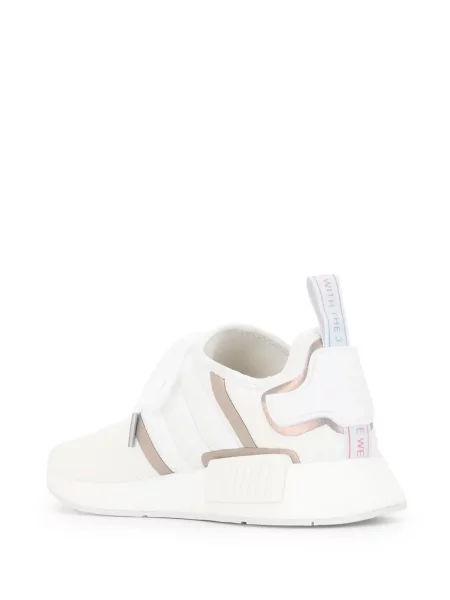Sneakerși Adidas Superstar cu șireturi din dantelă alb