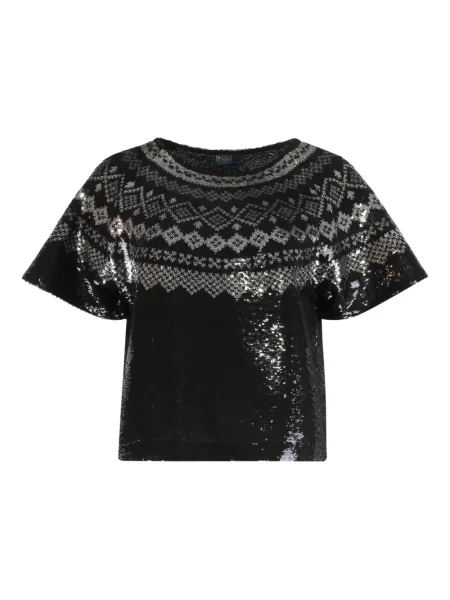 Tricou Polo Ralph Lauren scurt negru