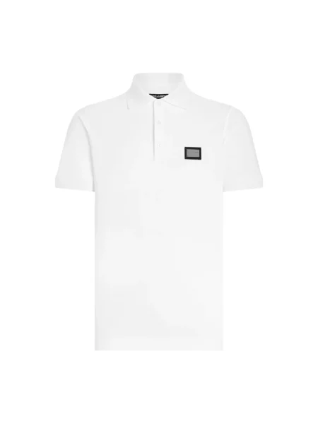 Koszulka polo Dolce And Gabbana biała